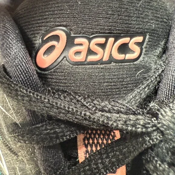 Asics Gel-Cumulus 12 Mens Size 12 Black & Green Running Shoes Rubber Sole - Picture 4 of 8